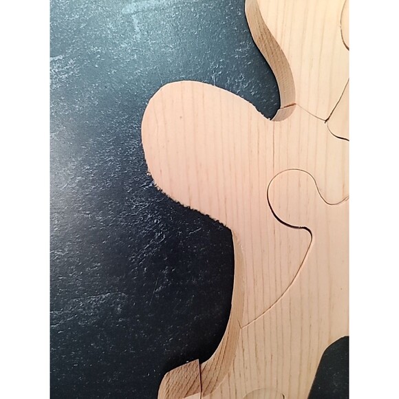 Vintage Wooden Handmade Gingerbread Wooden Puzzle - Picture 8 of 10